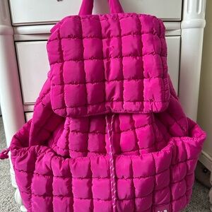 Iris & Rainbow Quilted Backpack